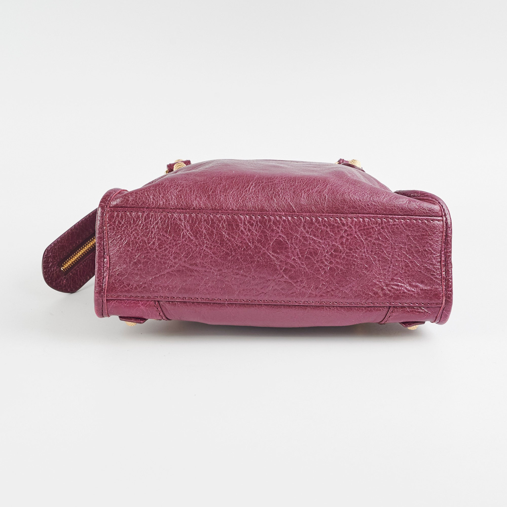 Balenciaga City Mini Crossbody Bag in Burgundy Leather - Stylish & Compact for Everyday Use, Travel, and Night Out