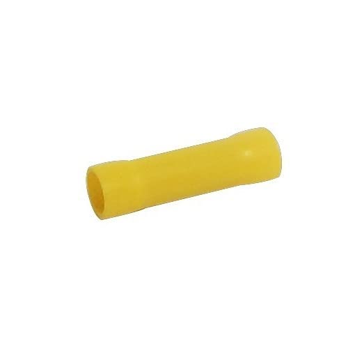 10186 Vinyl Insulated Butt Splice Connectors 12-10 Gauge, 500-Pack - Electrical Wiring, Automotive Repair, and DIY Projects