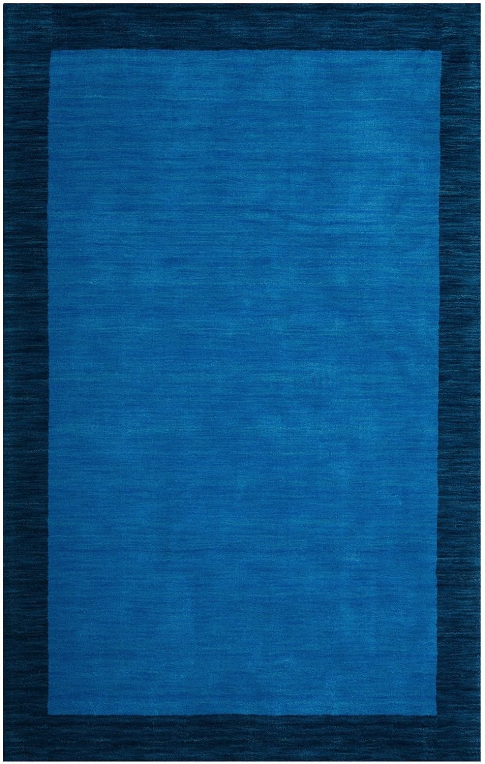 Safavieh Himalaya Light Blue & Dark Blue Area Rug 8x10 Feet - Soft Plush Living Room Rug for Bedroom, Dining Room & Home Decor