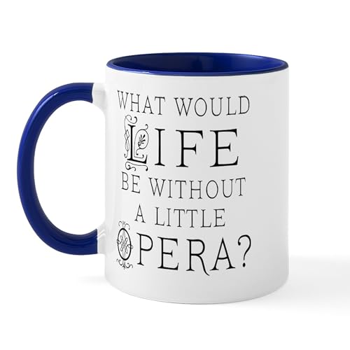 White/Navy Inside - Opera Singer Gift Mug