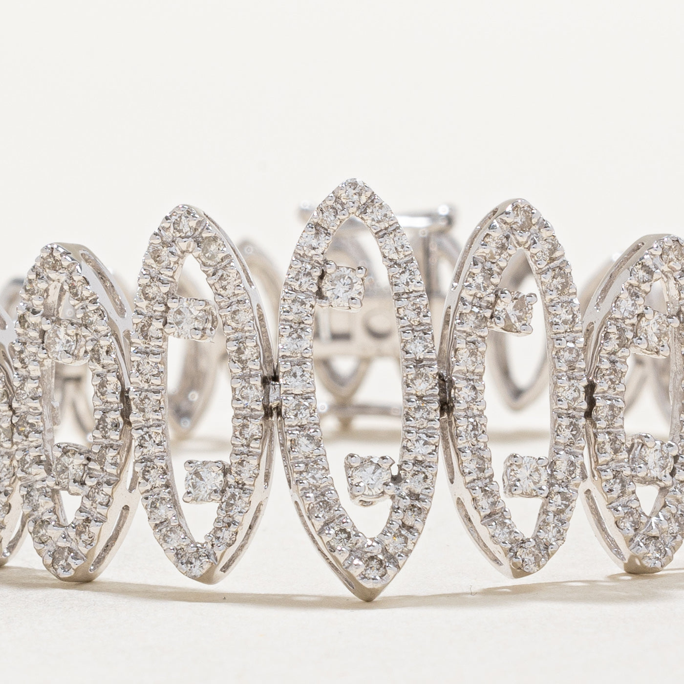 3.06ctw Diamond Tennis Bracelet for Women - 7.5