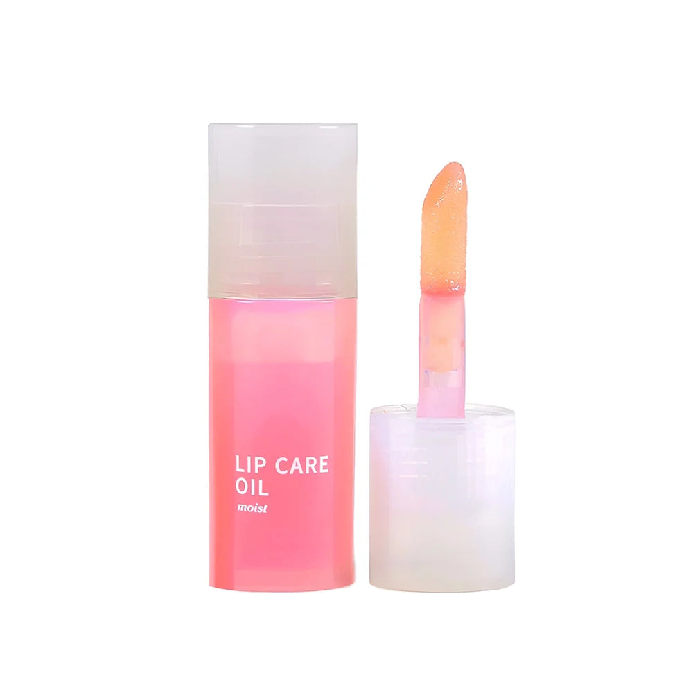 Hydrating Lip Oil with Glass Shine - Moisturizing & Plumping Lip Gloss for Dry Lips | Perfect for Daily Wear, Night Care & Makeup Looks