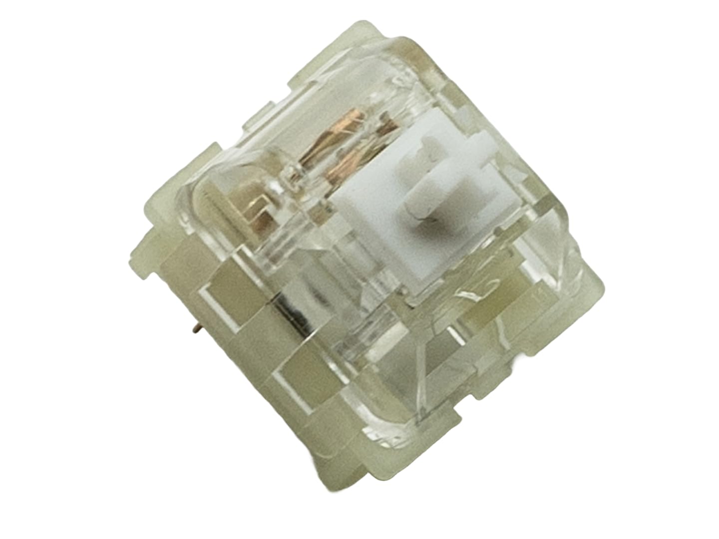 KTT Kang White V3 Linear Switches 45g - RGB Gaming Keyboard Switches for Custom Builds (110pcs)