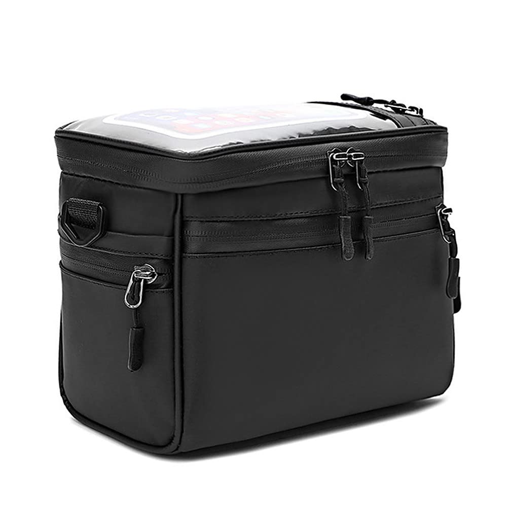 MK Bicycle Handlebar Bag - Waterproof Bike Front Tube Pouch with Shoulder Strap - Perfect for Cycling, Commuting & Outdoor Adventures