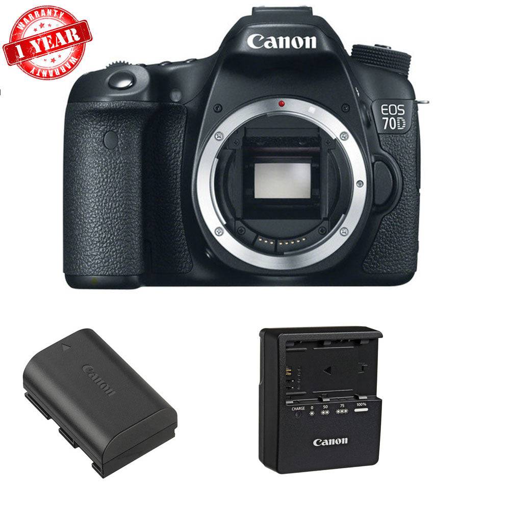 Canon EOS 70D/80D DSLR Digital Camera Body Only - Professional Photography for Beginners & Enthusiasts - Perfect for Travel, Events & Portrait Shooting