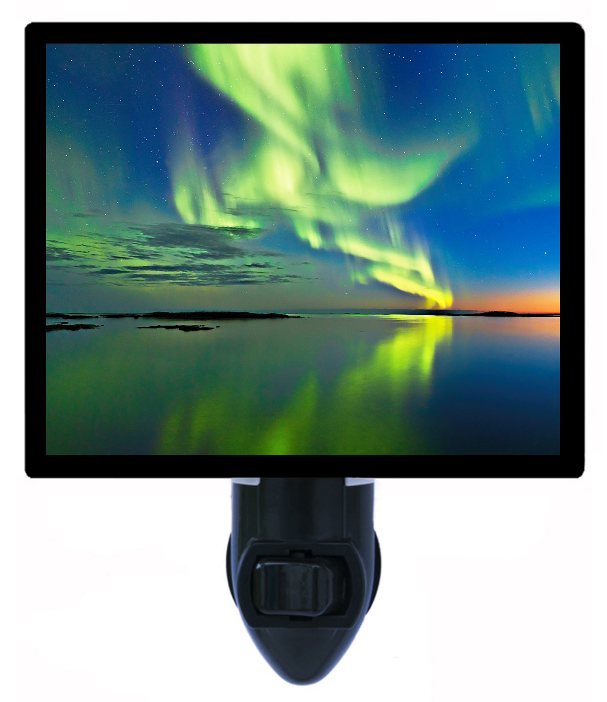 Northern Lights LED Night Light - Winter Landscape & Arctic Aurora Projector for Bedroom, Nursery, Kids Room - Perfect for Relaxation & Sleep Aid