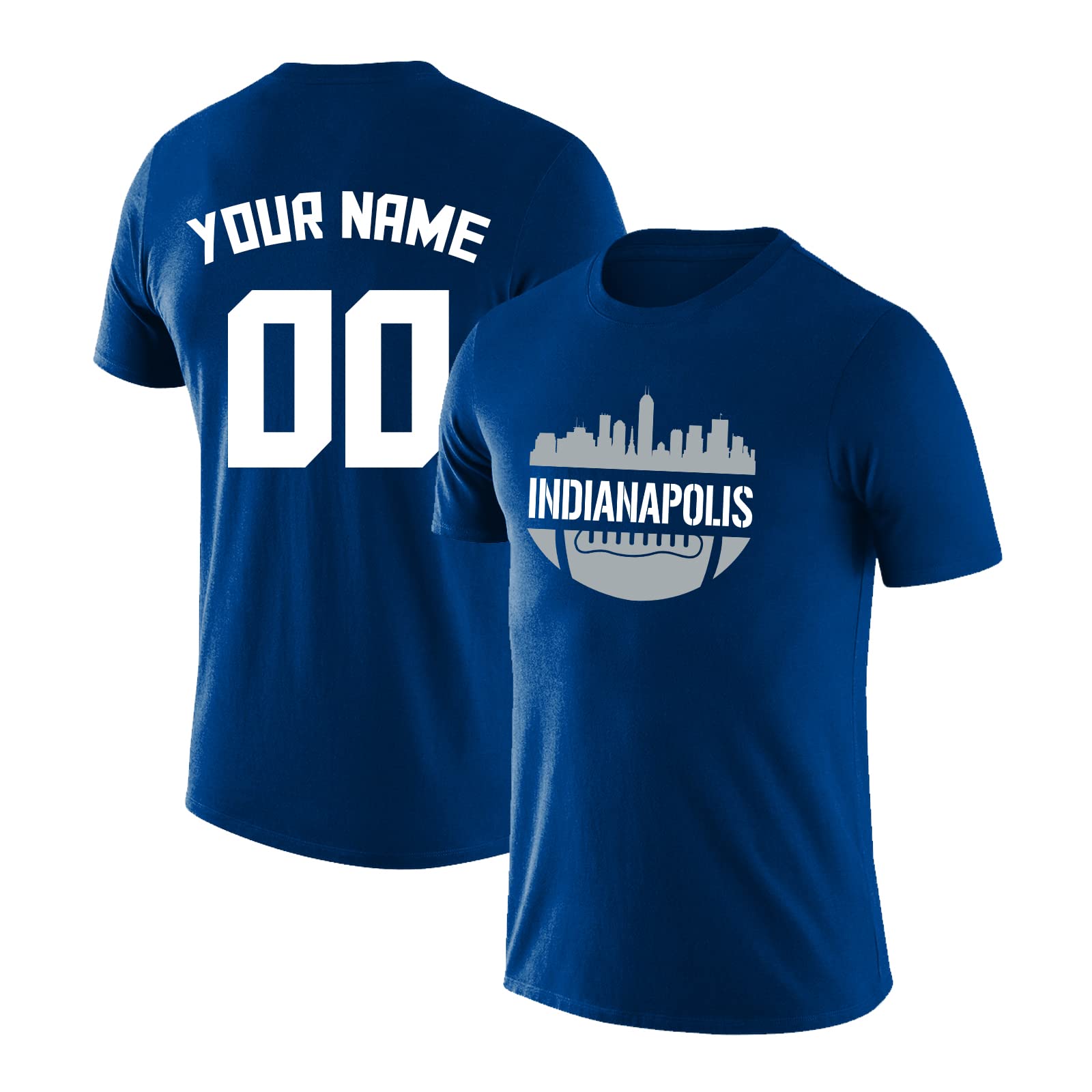 Custom Football Team Shirts for Men - Personalized Fan Gift for Sports Events