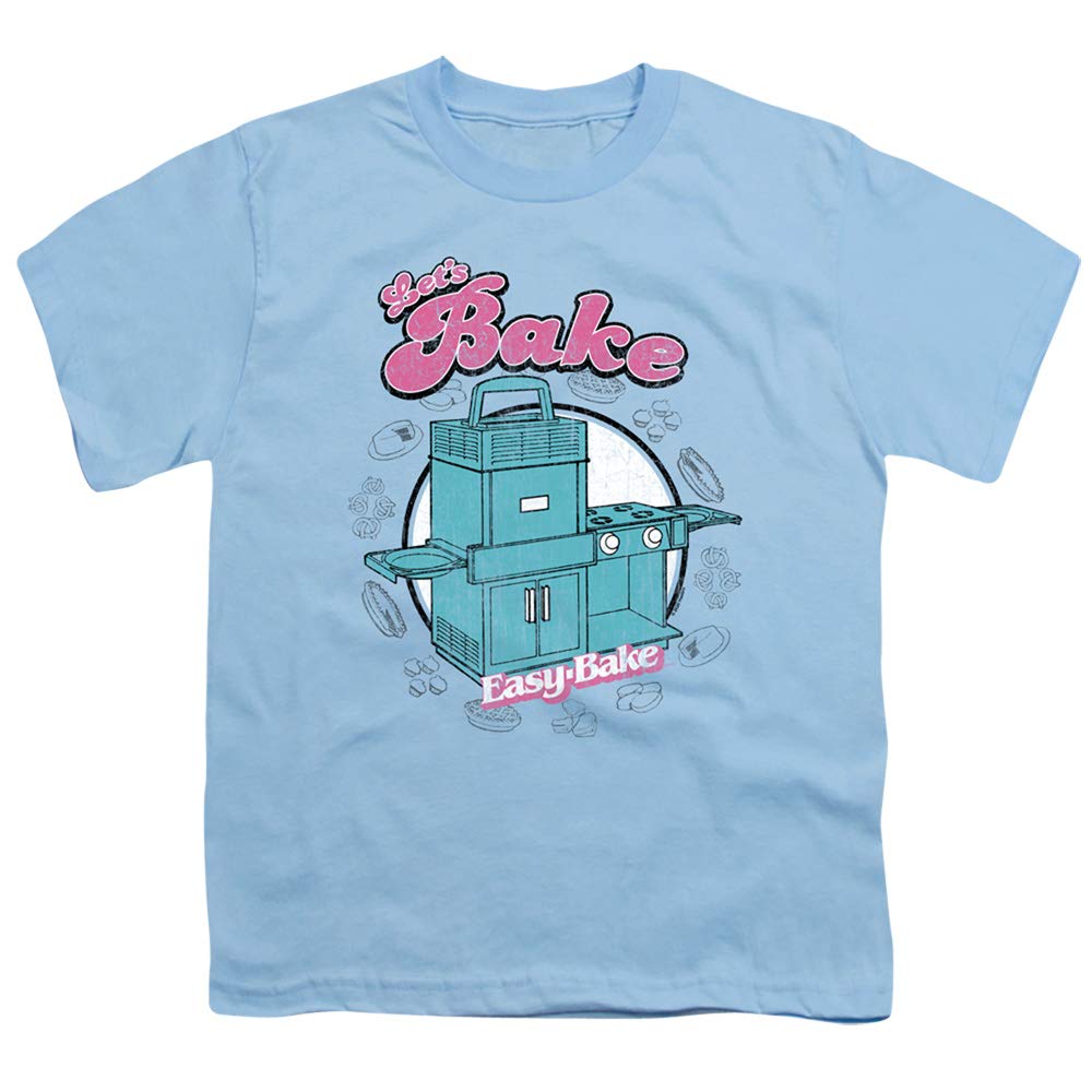 Easy Bake Oven Lets Bake Unisex Youth T-Shirt - Fun Baking Themed Cotton Tee for Kids & Teens - Perfect for Baking Parties, Cooking Classes & Family Kitchen Activities
