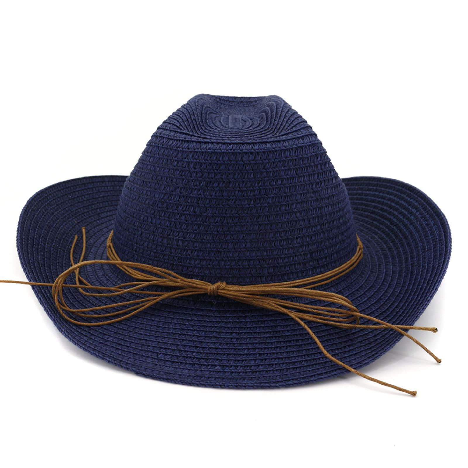 EBRICON Straw Cowboy Hat for Men & Women - Breathable Woven Summer Western Hat for Outdoor, Travel, Beach, and Country Music Festivals