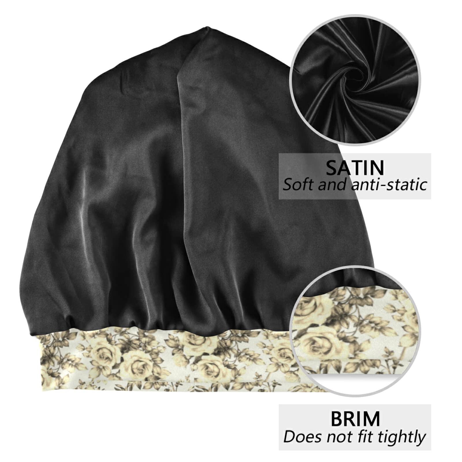 Soft Slouchy Beanie Sleep Cap - Lightweight & Cozy Night Cap for Women & Men - Perfect for Sleeping, Lounging & Cold Weather Comfort