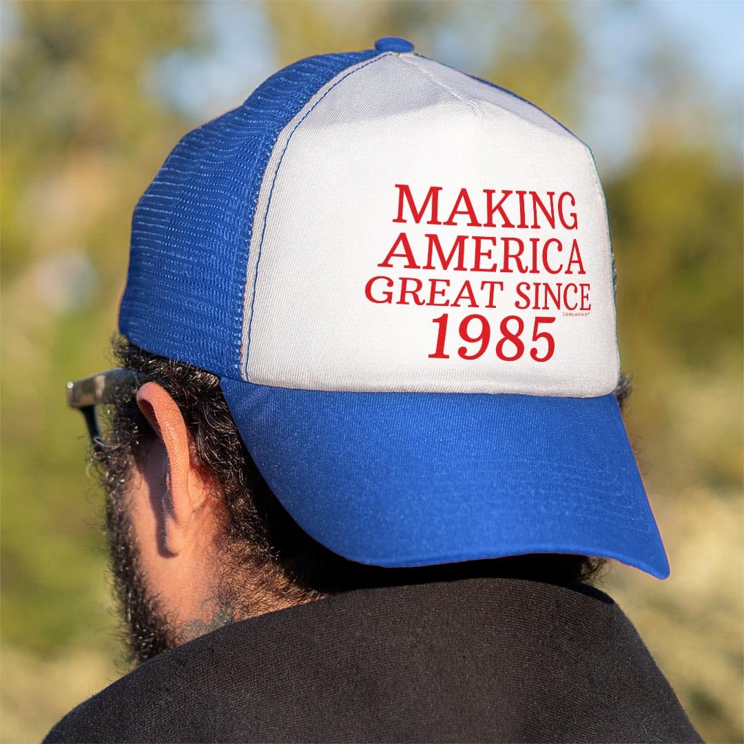 ThisWear 40th Birthday MAGA Trucker Hat - Making America Great Since 1983 Snapback Cap for Men & Women | Perfect for 40th Birthday Parties, Political Events & Patriotic Celebrations
