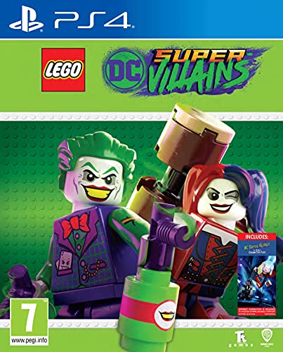 LEGO DC Super-Villains Game for PS4 - Amazon Exclusive DLC | Action-Packed Superhero Adventure for Kids & Adults | Perfect for Family Game Nights & Superhero Fans