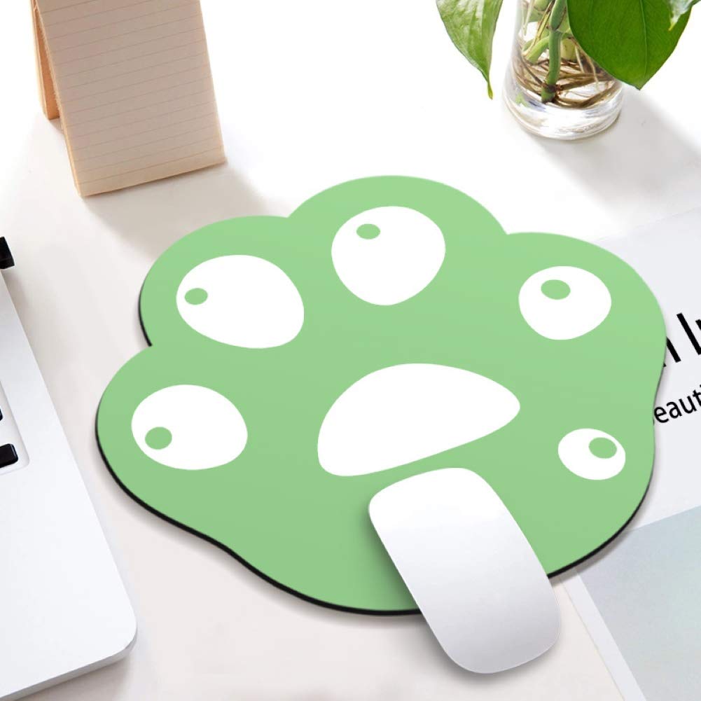 Anti-Slip Cute Cartoon Cat Paw Mouse Pad - Non-Slip Computer Desk Mat for Gaming & Office Work - Black Ergonomic Mousepad for PC Laptop Accessories
