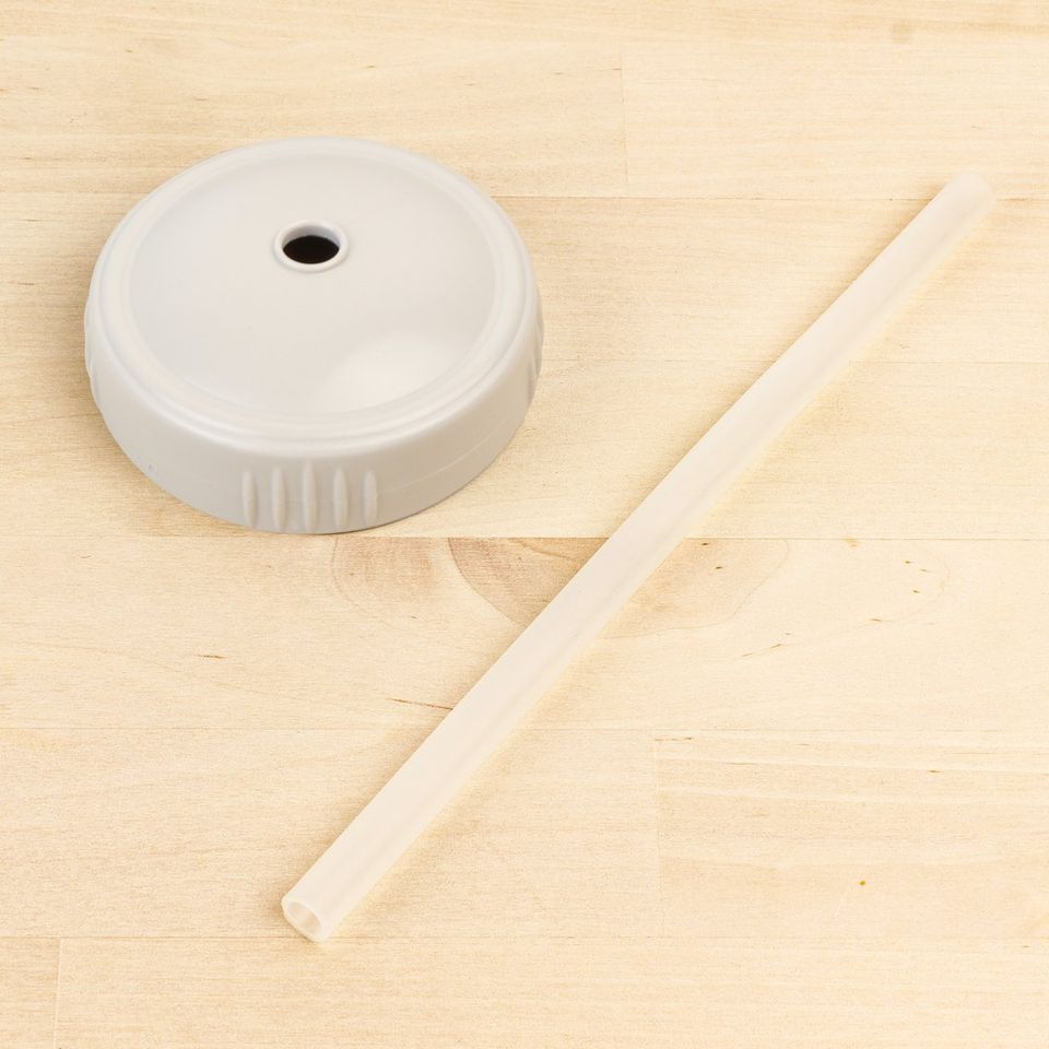 Reusable Play Straw Lid & Straw Set - BPA-Free Silicone Drinking Straws for Kids & Adults - Perfect for Smoothies, Juices, and Cold Beverages at Home, School, or Travel
