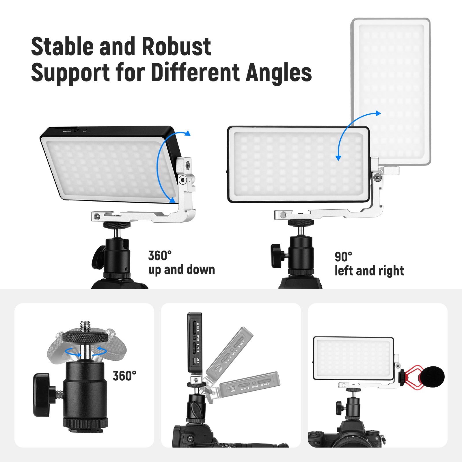 NEEWER SL90 RGB Video Light with App & 2.4G Remote Control - Professional LED Lighting for YouTube, TikTok, Photography, Live Streaming & Studio Production