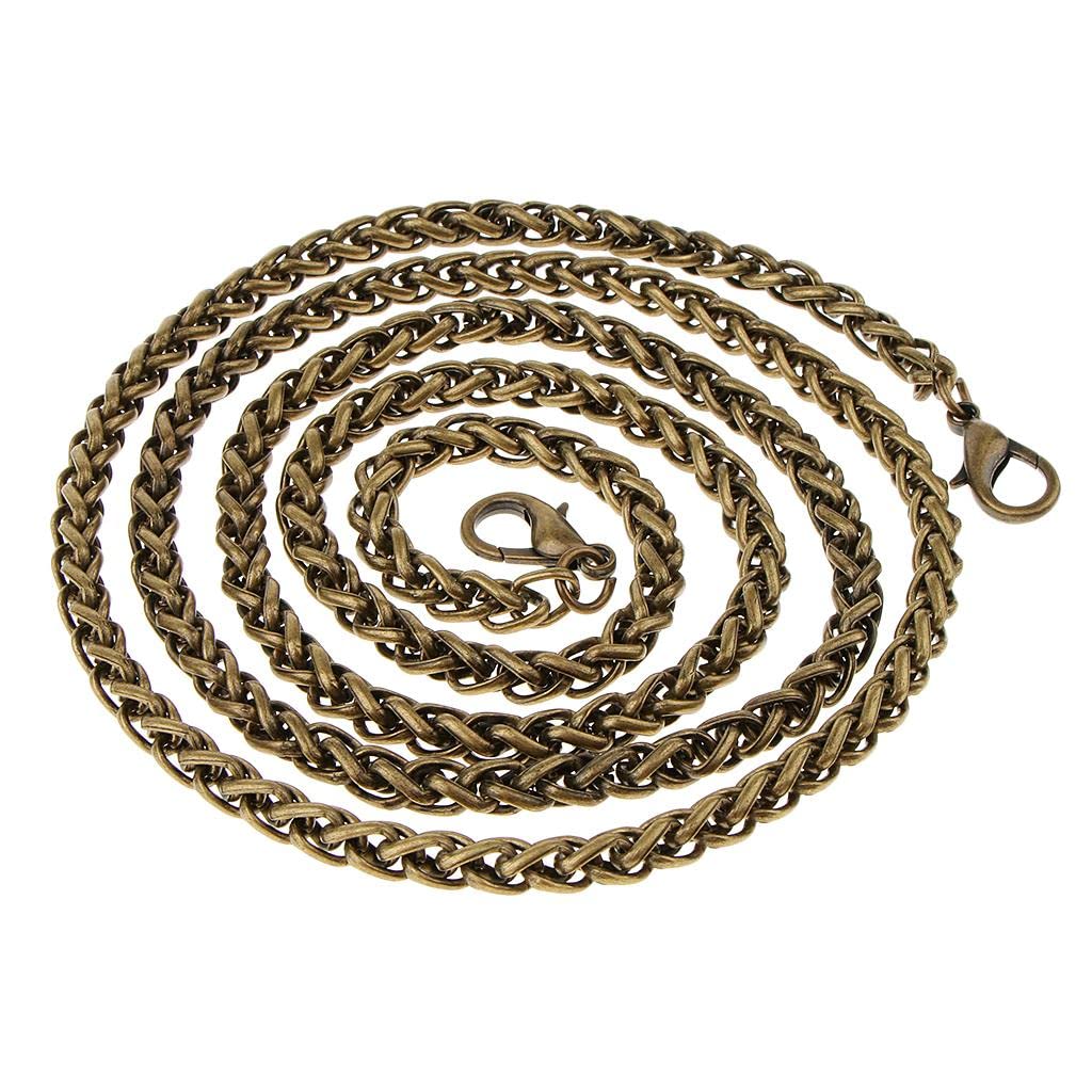 Almencla Bronze Purse Chain Strap - Replacement Crossbody Bag Strap for Handbags & Purses - Perfect for Everyday Use, Parties & Travel Accessories