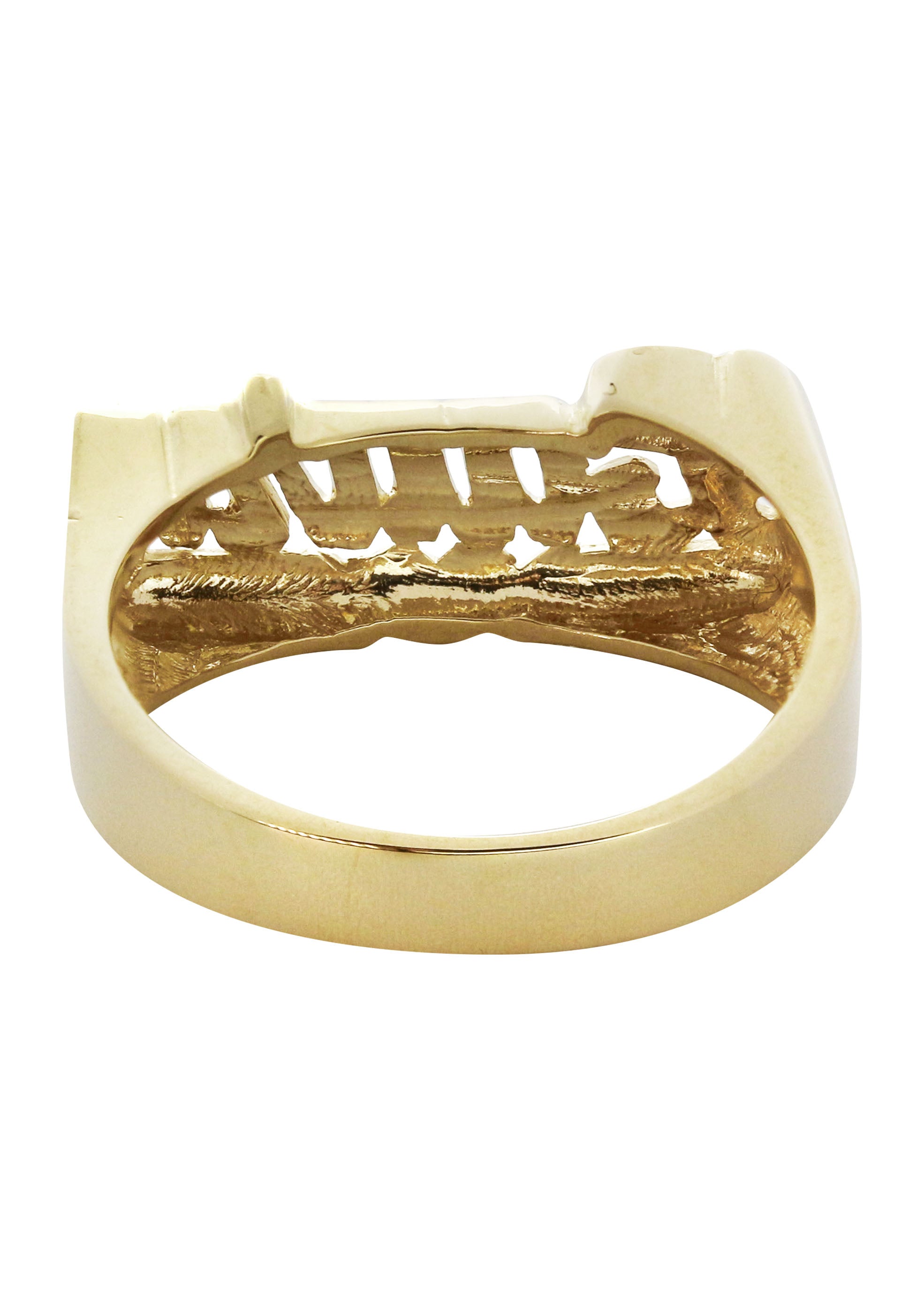 14K Gold Personalized Name Ring - 3.8 Grams | Custom Engraved Script Initial Jewelry for Women | Perfect Gift for Birthday, Anniversary & Valentine's Day