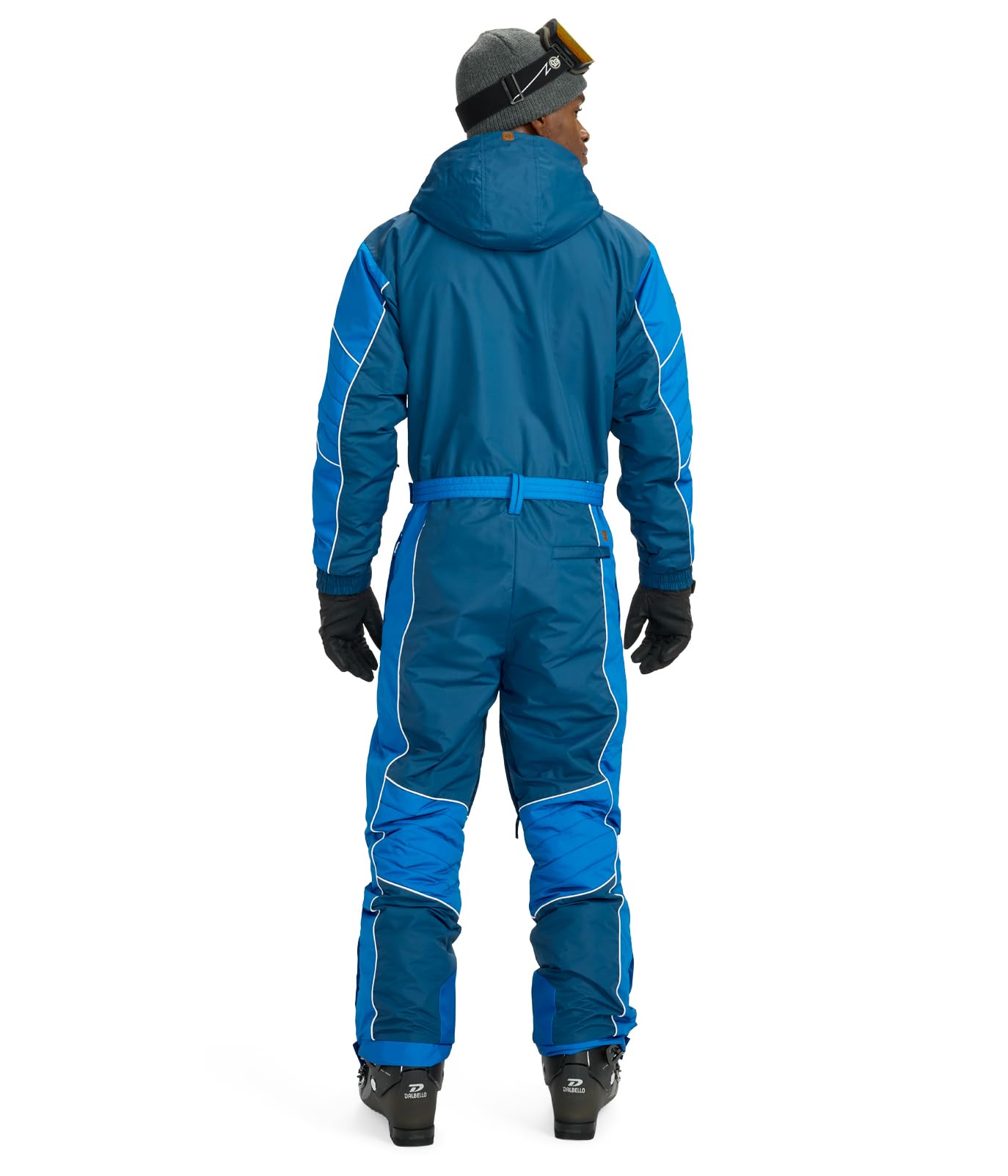 Retro Ski Suits for Men - Warm & Stylish One-Piece Winter Snowsuits by Tipsy Elves - Perfect for Skiing, Snowboarding & Winter Festivals