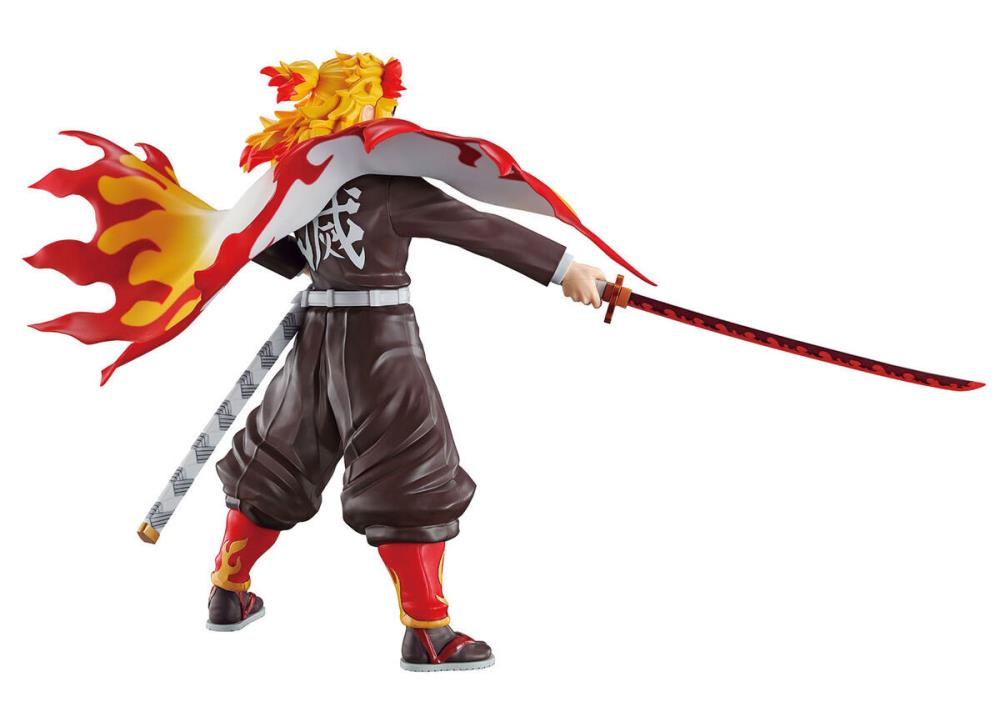 Bandai Demon Slayer Kimetsu no Yaiba Kyojuro Rengoku Action Figure Model Kit - Collectible Anime Character for Display & Cosplay
