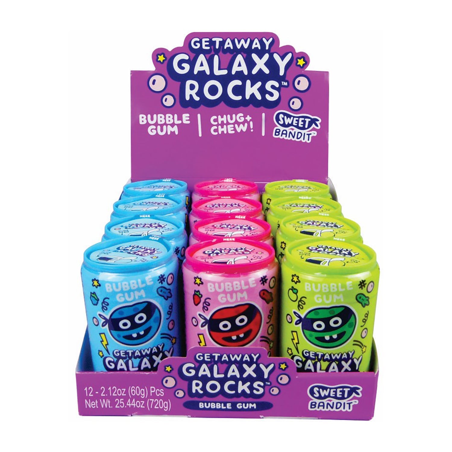 Kidsmania Galaxy Rocks - 12ct Box | Glow in The Dark Decorative Stones for Kids' Room, Party Favors & DIY Crafts