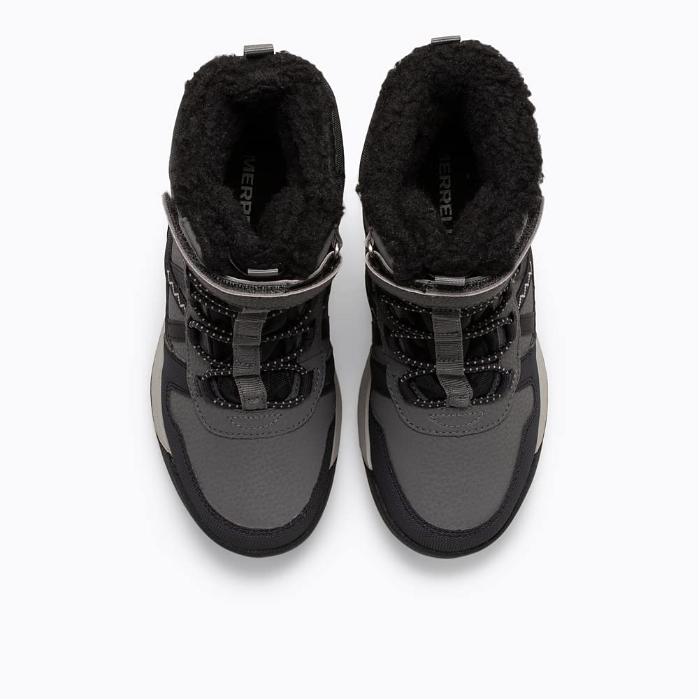 Merrell Kid's Snow Crush 2.0 Waterproof Winter Boots for Boys & Girls - Warm, Comfortable & Durable Snow Boots for Kids - Perfect for Snow Play, Hiking & Outdoor Adventures
