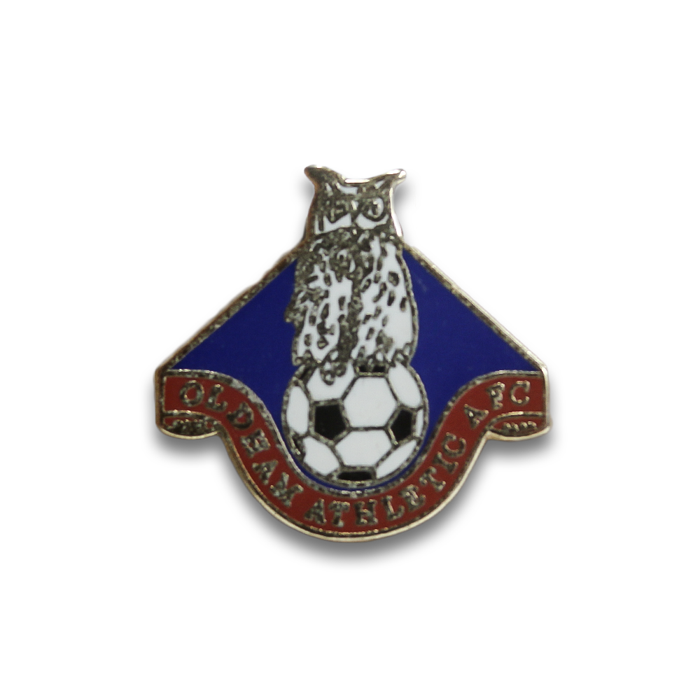 Oldham Athletic AFC Pin Badge - Official Collectible Enamel Lapel Pin for Fans - Perfect for Jerseys, Hats & Backpacks