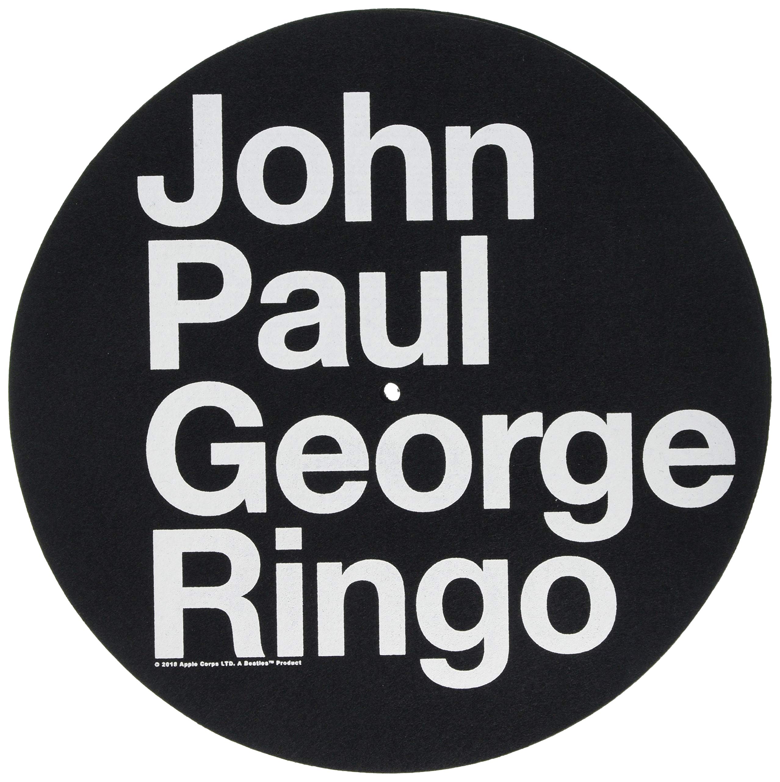 Rock Sax John Paul George Ringo Slipmat - Premium DJ Turntable Accessory for Vinyl Enthusiasts and Music Collectors