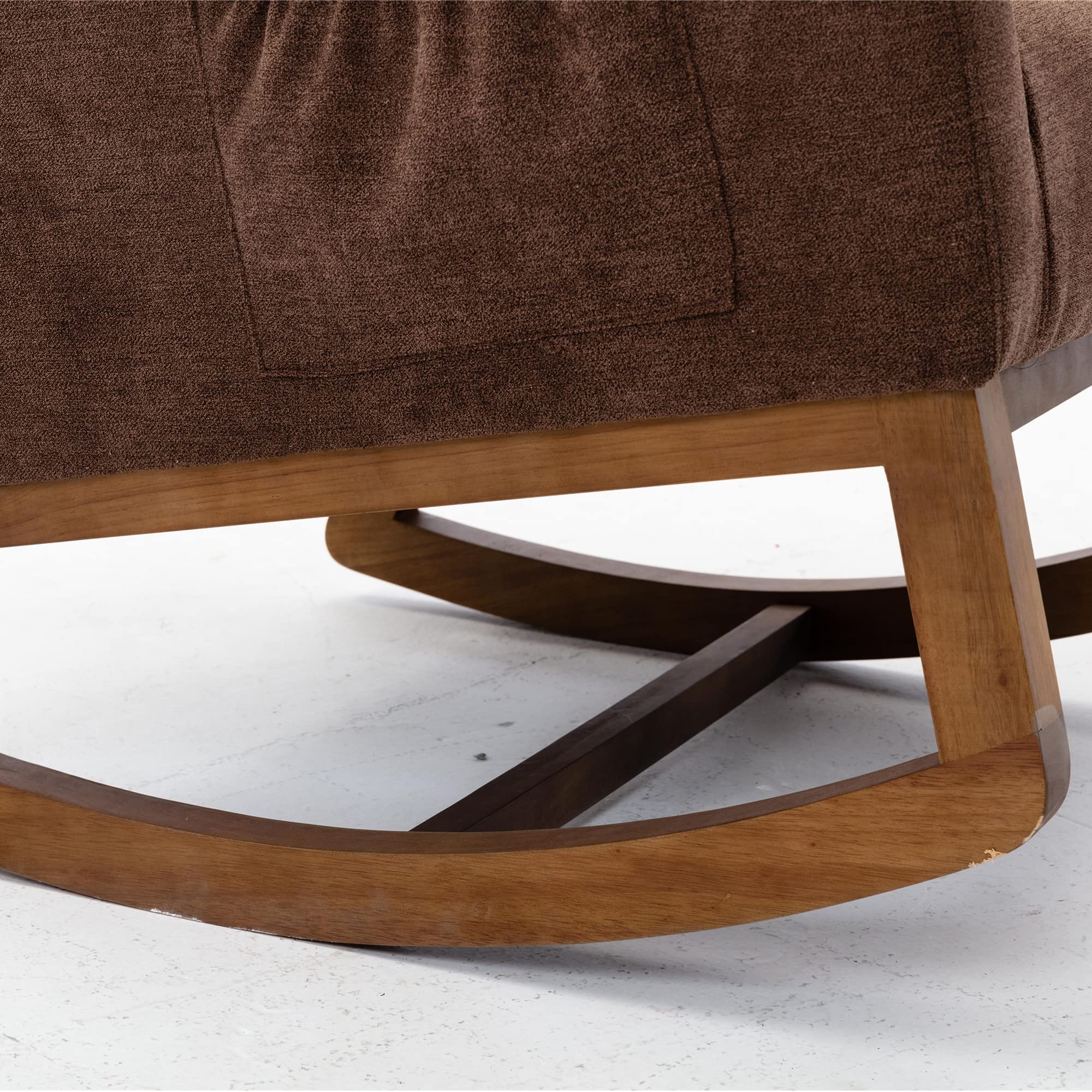 Modern Rocking Chair for Nursery, Living Room & Bedroom - Comfortable Lounge Chair for Relaxing, Nursing & Reading - Perfect for Nursery Decor, Cozy Living Spaces & Bedroom Seating
