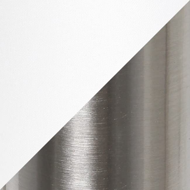Brushed Nickel Base with White Shades