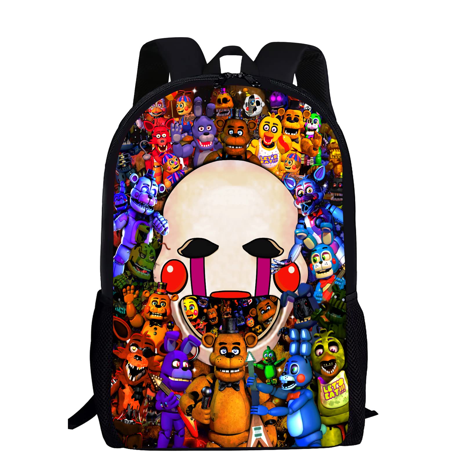 3D Printed Anime Backpack - Cartoon Game Themed School & Travel Bag - 17 Inch Laptop Backpack for Cosplay, Gaming & Outdoor Adventures