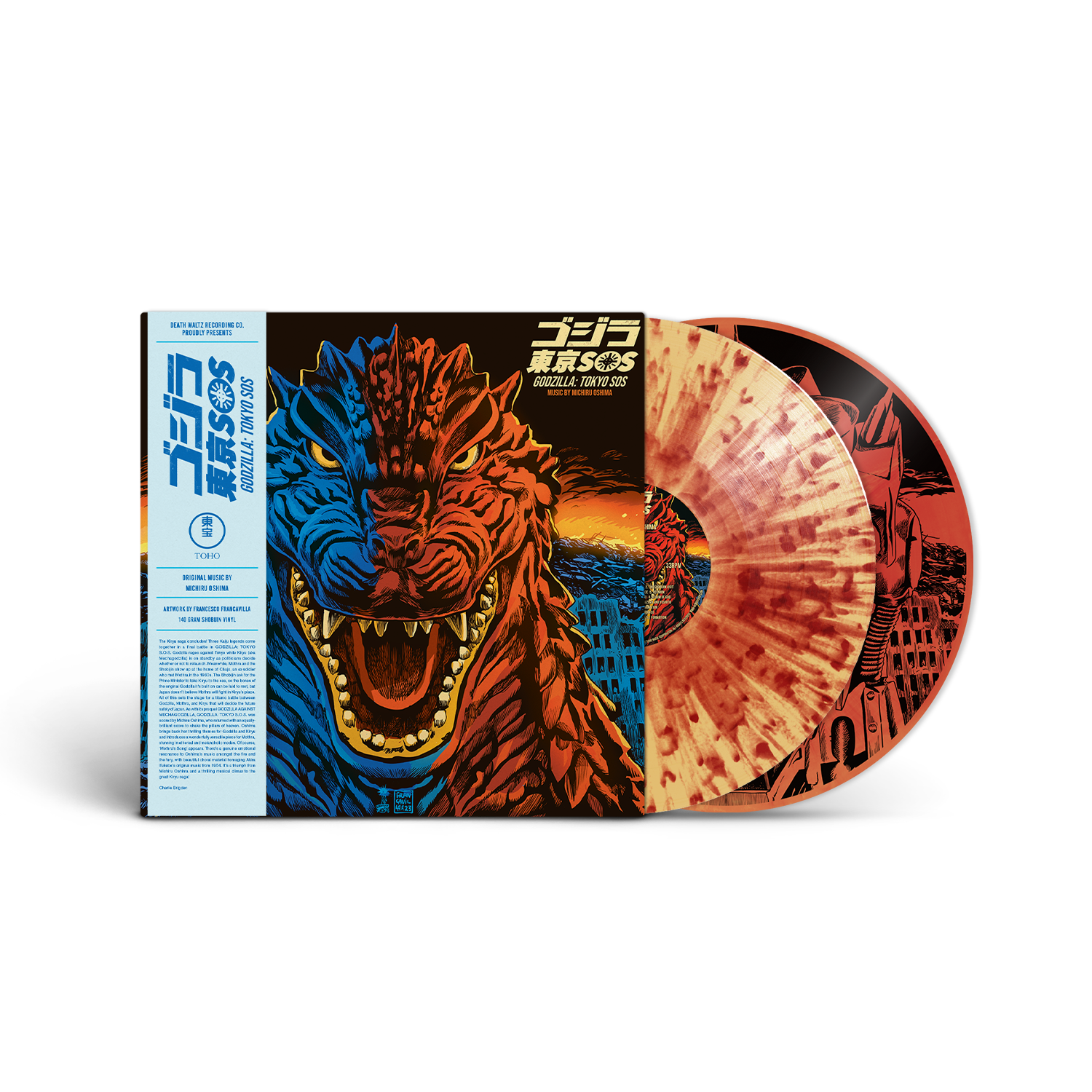 Godzilla: Tokyo SOS Original Motion Picture Soundtrack CD - Epic Monster Movie Music Score by Michiru Oshima - Perfect for Film Collectors & Kaiju Fans