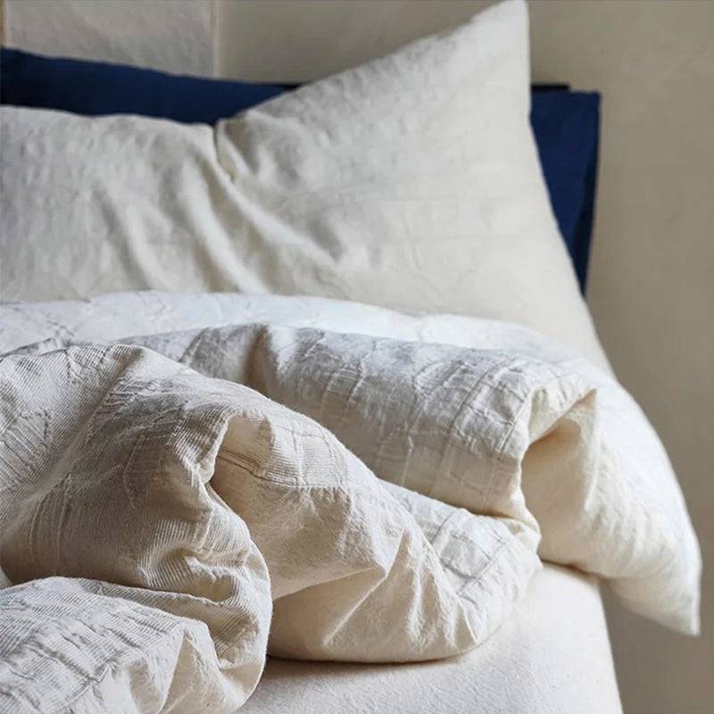 4-Piece Retro Wabi Sabi Style Cotton Linen Texture Craft Set - Perfect for Boho Home Decor & Japanese-Inspired Interior Design