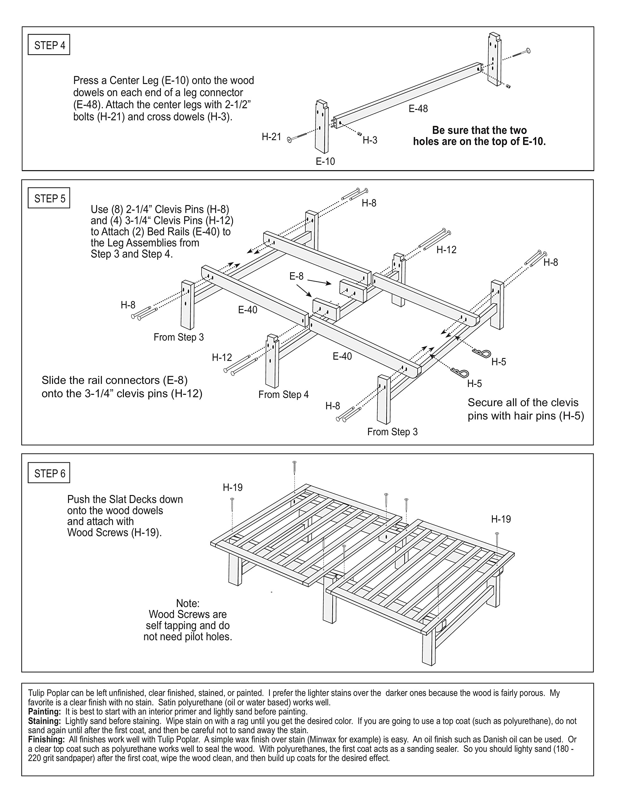 KD Frames Ekko Solid Wood Queen Platform Bed Frame - Unfinished Natural Wood Minimalist Floating Bed Design - No Box Spring Needed, Easy Assembly - Perfect for Modern Bedrooms, Guest Rooms & Small Spaces