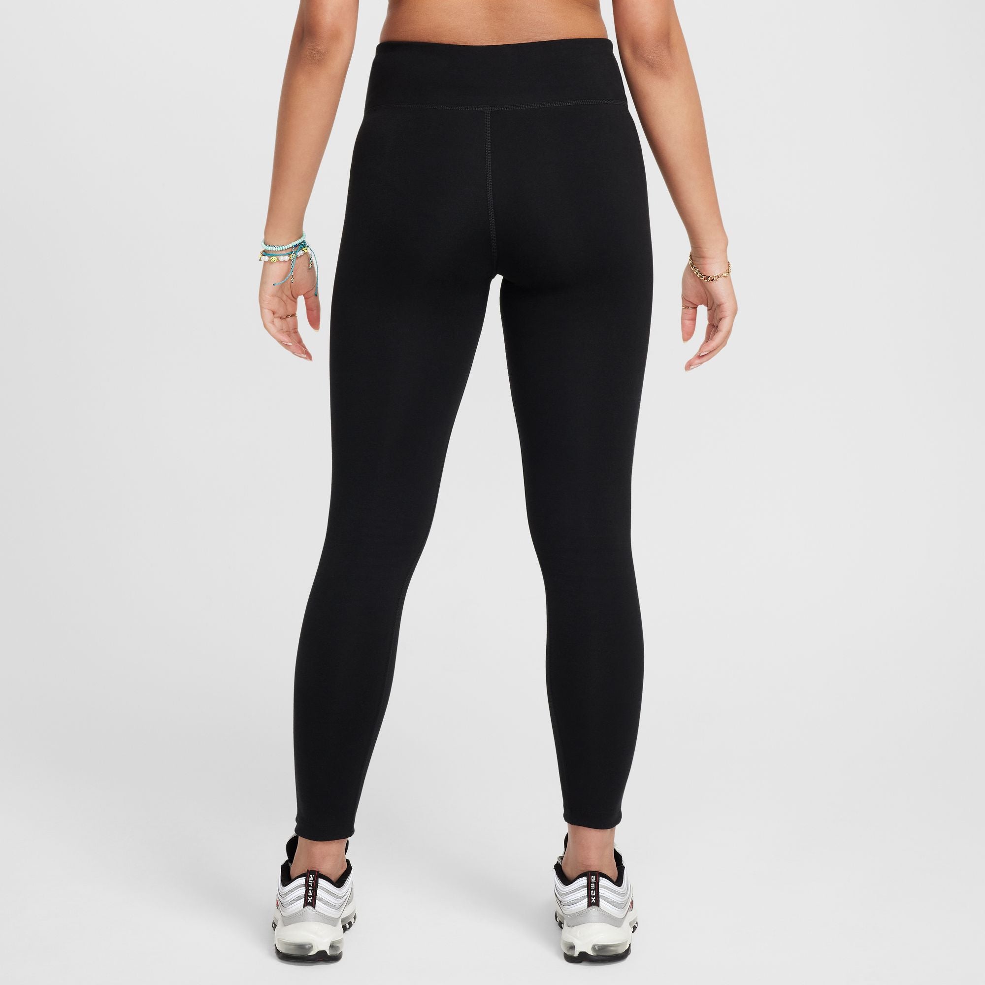 Nike Youth NSW Classic High Waisted Leggings for Girls - Comfortable & Stylish Workout Leggings for Running, Yoga & Gym