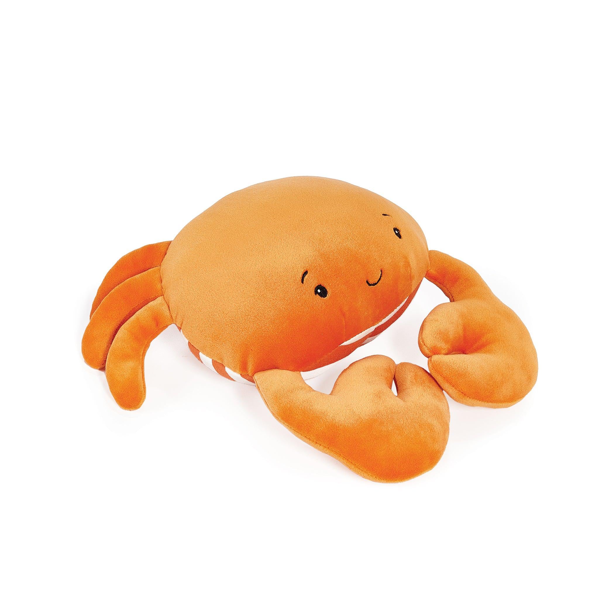 Happy Crab Plush Stuffed Animal Toy - Soft & Cuddly Sea Creature for Kids, Perfect for Playtime, Gifts & Nursery Decor
