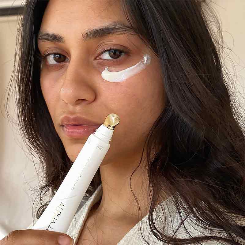 Alpha H Liquid Gold Firming Eye Cream with Lime Pearl AHAs - Brightening & Anti-Aging Eye Treatment for Dark Circles & Wrinkles - Perfect for Nighttime Skincare Routine & Travel