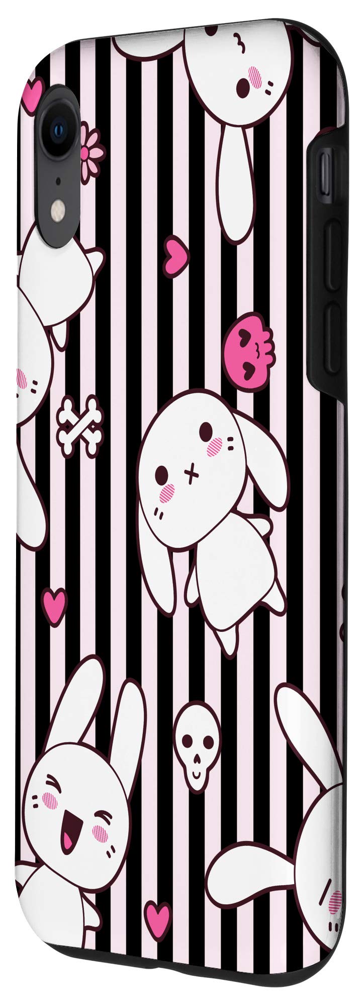 Cute Kawaii Pattern iPhone XR Phone Case - Shockproof Protective Cover for Girls, Women - Perfect for Daily Use, School, Work & Travel