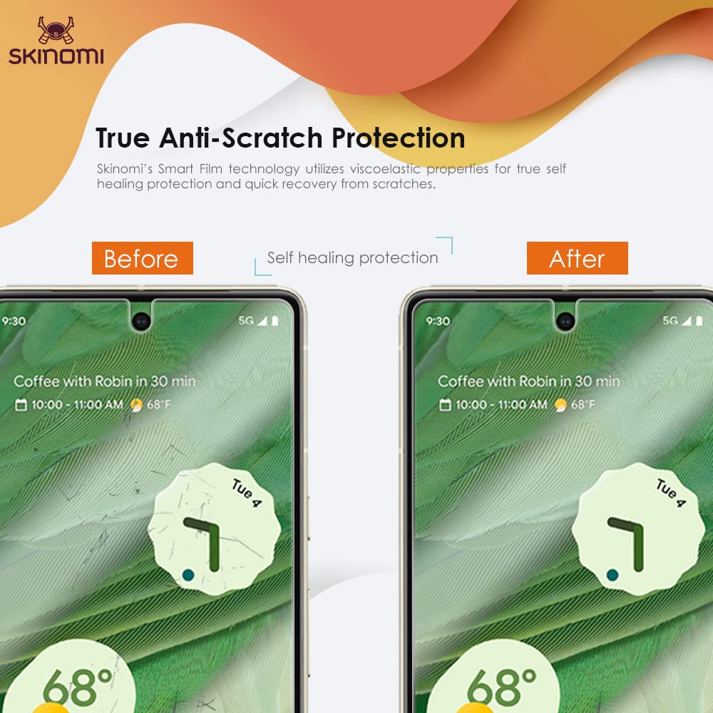 Google Pixel 7 Screen Protector (2-Pack) - Anti-Bubble HD Film for Daily Protection
