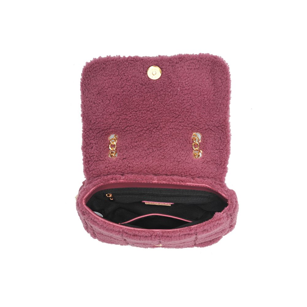 Ryeland Sherpa Crossbody Bag for Women - Soft Fleece Shoulder Purse with Adjustable Strap, Perfect for Travel, Shopping & Daily Use