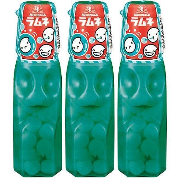 Morinaga Ramune Soda Candy - Japanese Strawberry & Melon Flavored Hard Candy (3-Pack) - Perfect for Parties, Gifts & Snacking