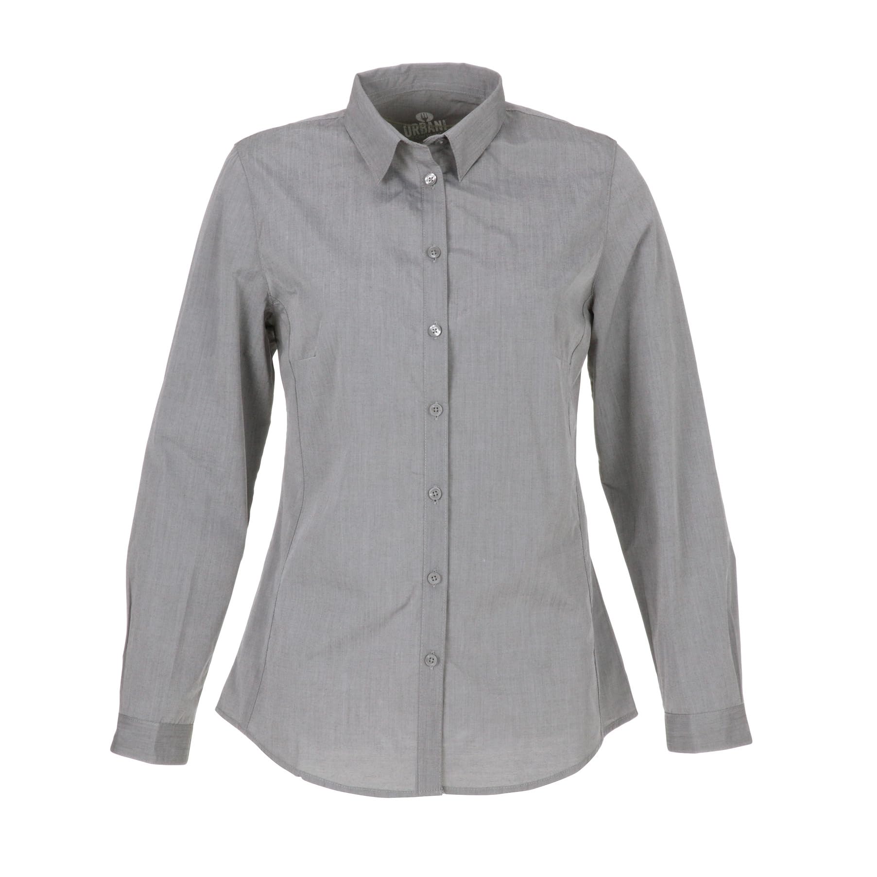 Chef Works Women's Modern Chambray Dress Shirt - Professional & Comfortable Workwear for Waitresses, Chefs & Hospitality Staff