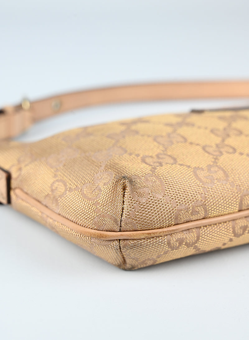 Gucci Pink Gold Fabric Handbag for Women - Elegant Designer Tote for Work, Travel & Everyday Use