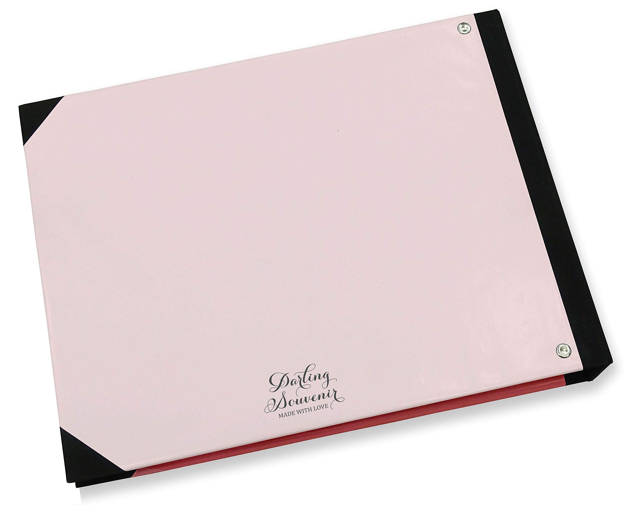 Pink Heart Tree Wedding Guest Book - Elegant Hardbound Guest Sign-in Registry, 9 x 12 Inches - Perfect for Weddings, Anniversaries & Bridal Showers