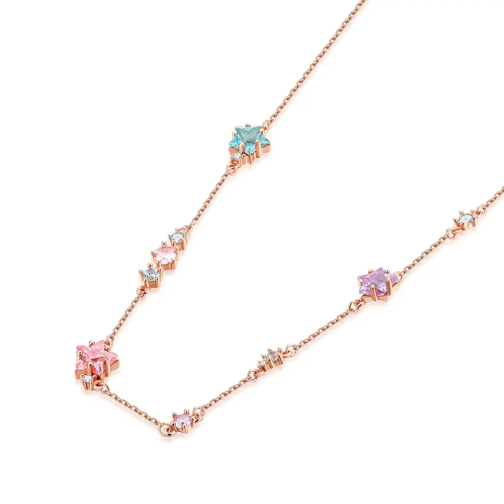 Elegant Confetti Sprinkles Choker Necklace - Trendy Party Jewelry for Women, Girls - Perfect for Birthday Celebrations, Festivals & Special Occasions