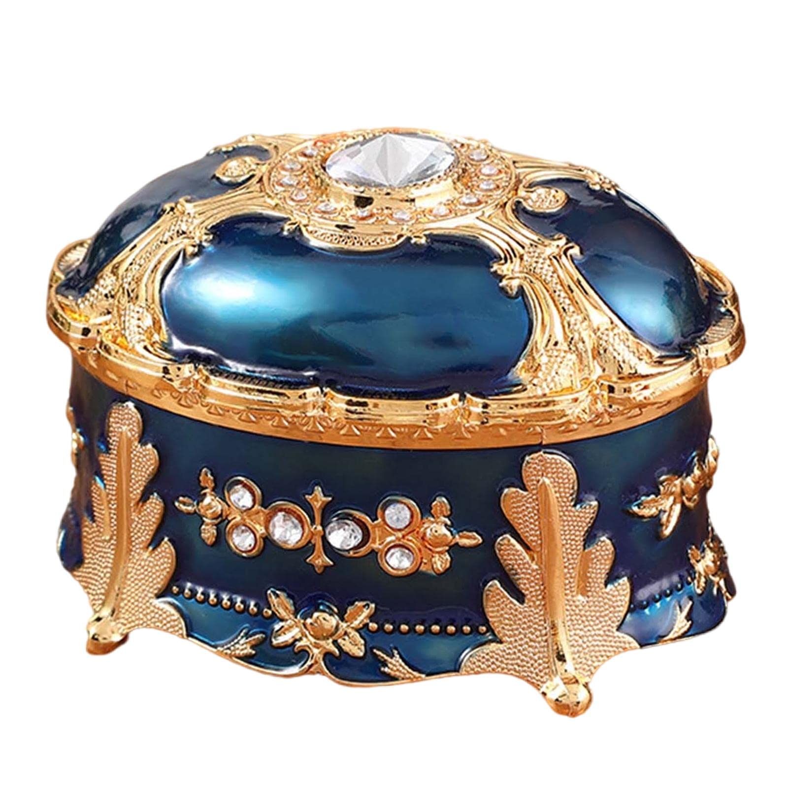 Luxury Vintage Jewelry Box Organizer - Elegant Metal Alloy Keepsake Storage Box for Women & Girls | Perfect Gift for Birthdays, Anniversaries & Special Occasions | Jewelry Organization & Home Decor