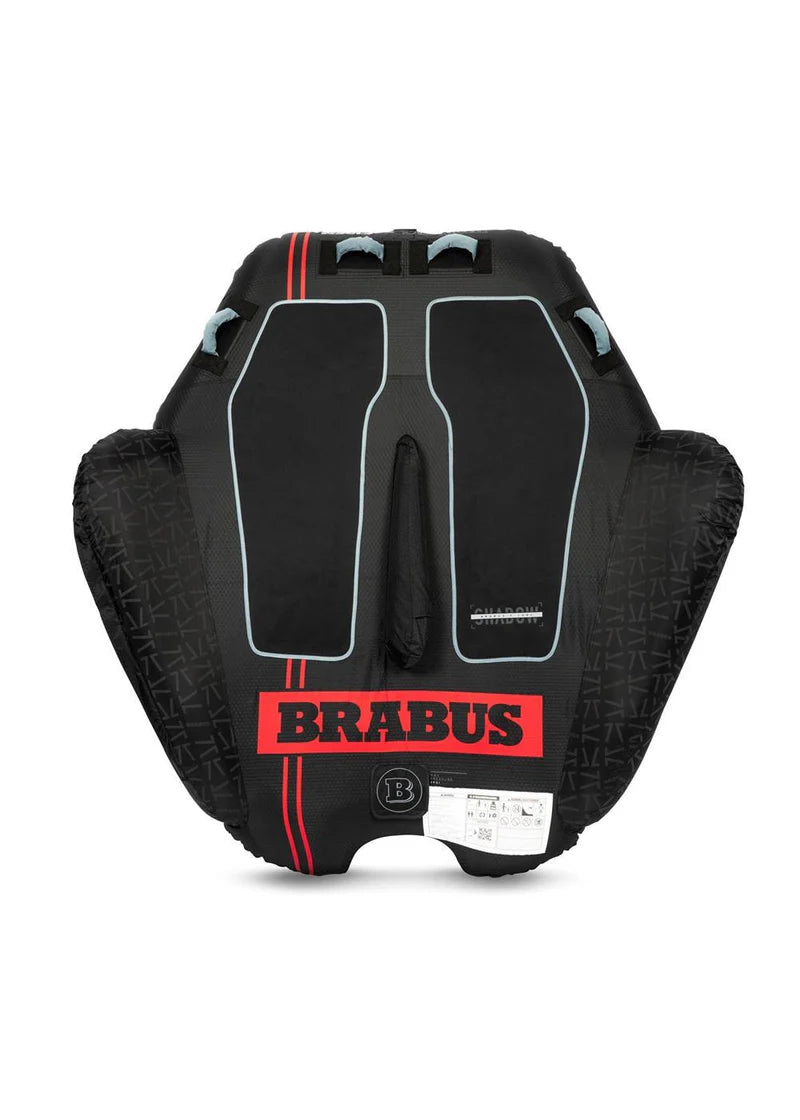 Jobe x Brabus Shadow 2-Person Towable Tube for Boating & Water Sports - High-Speed Inflatable Ride for Lakes, Rivers & Beach Fun