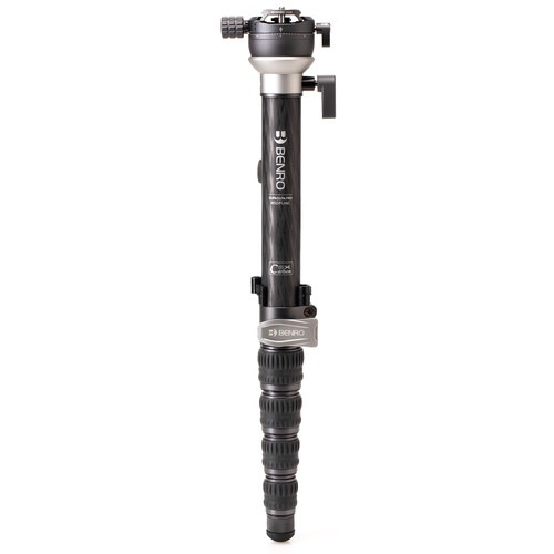 Benro MSDPL46C Carbon Fiber Monopod with Pan Head - Lightweight & Durable for Travel, Photography & Videography - Perfect for Outdoor, Sports & Event Shooting