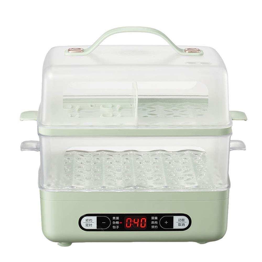 HYDZQ 2-Tier Electric Steamer Cooker - Automatic Household Food Steamer Machine with Easy Operation - Perfect for Healthy Meals, Dumplings & Vegetables
