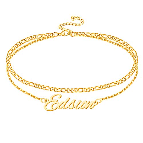Name Figaro Chain-Gold