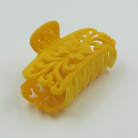 Stylish Plastic Hair Clutch for Women - Trendy Floral Hair Claw Clip for Girls & Women | Perfect for Ponytails, Buns & Everyday Hairstyles | Hair Accessories for Work, School & Special Occasions